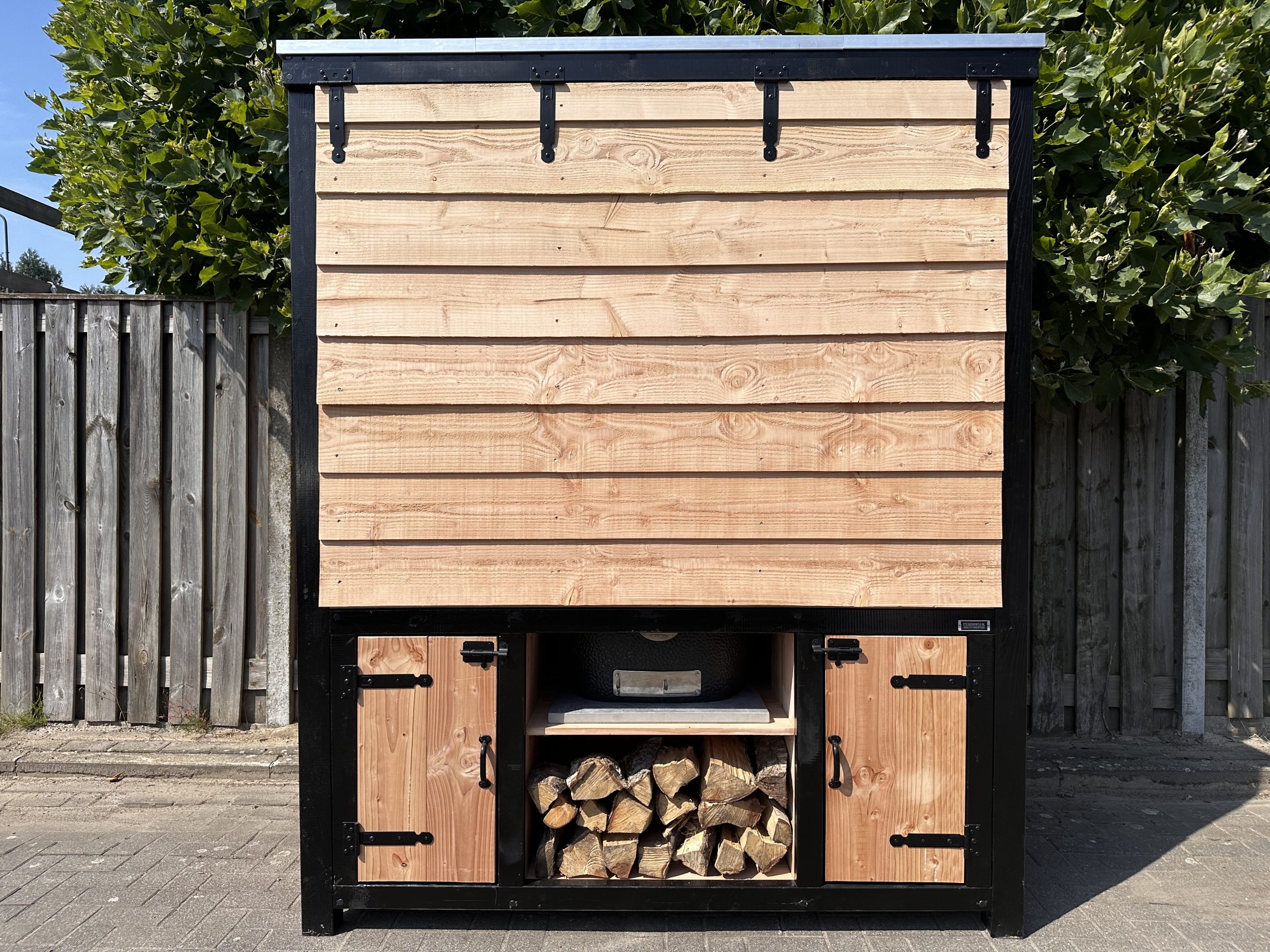 dichte steigerhout bar