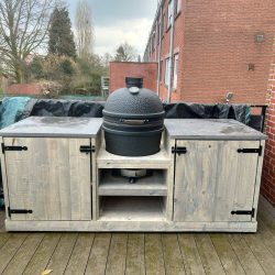 dave kamado bouwpakket met stenen blad
