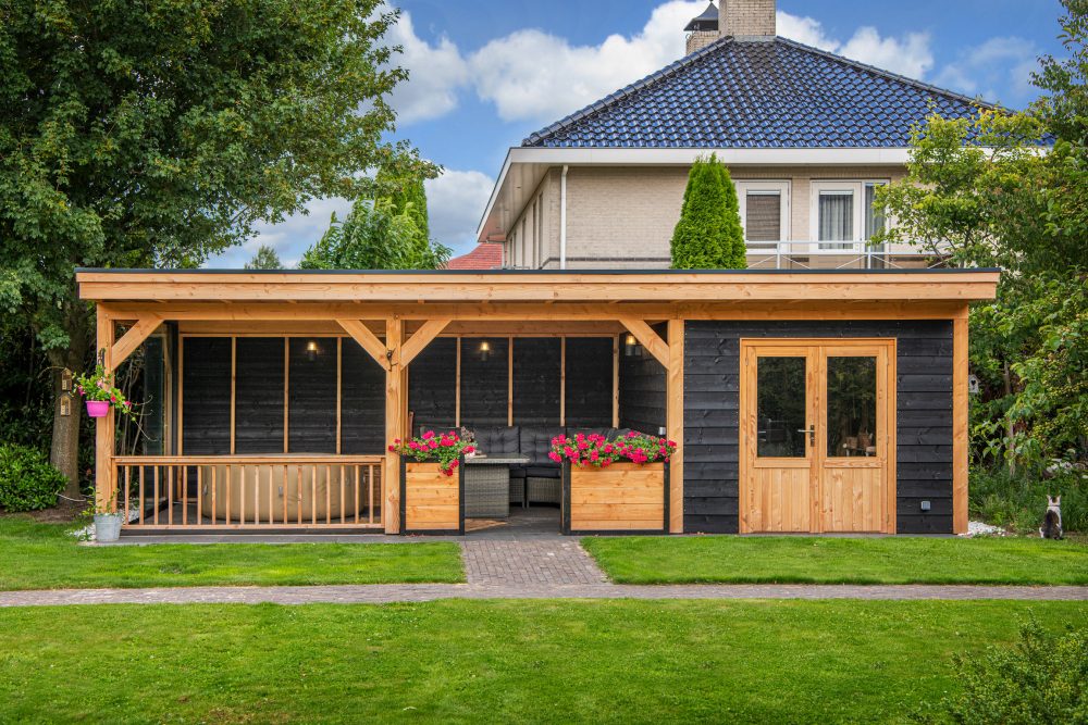 steigerhout tuinhuisje