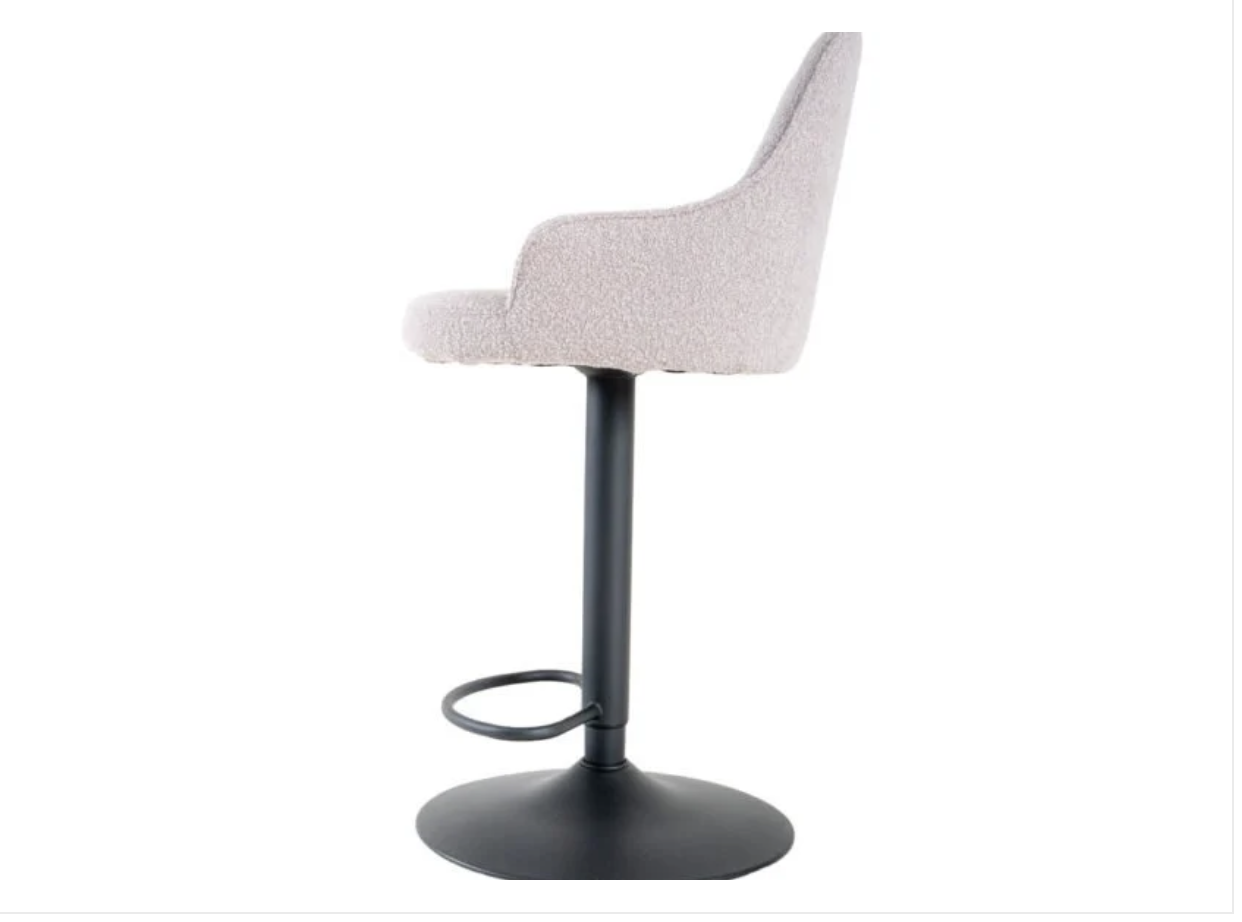 zijkant kruk met stof