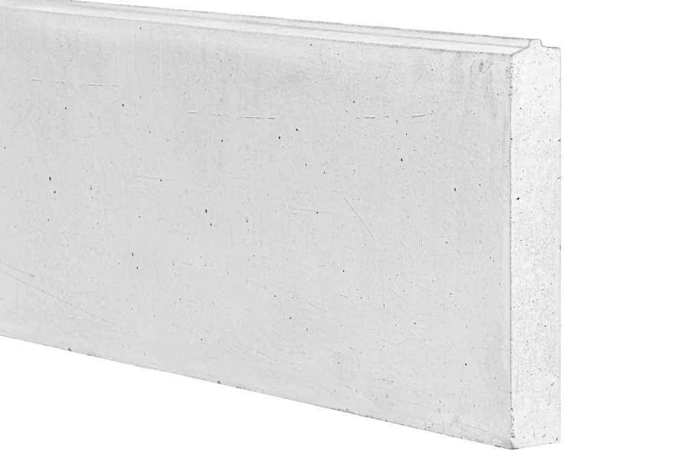 Berton©-onderplaat wit/grijs H20,0 x D3,5 x L182,5 cm