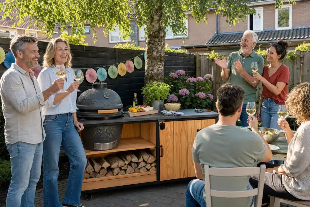 Buitenkeuken Matsko verhuur van STILT in een tuin — verjaardagsfeest in de tuin