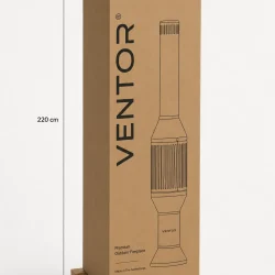 VENTOR® Original – Cortenstalen buitenhaard 220 cm – foto 6