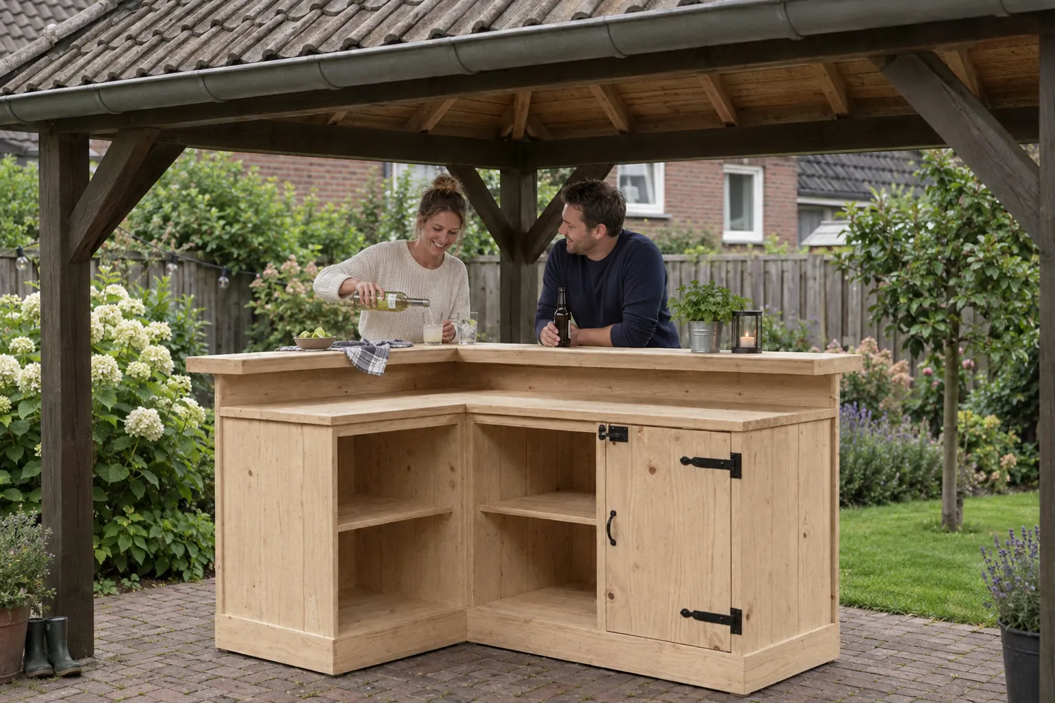 Stel achter de Bar Corner van STILT
