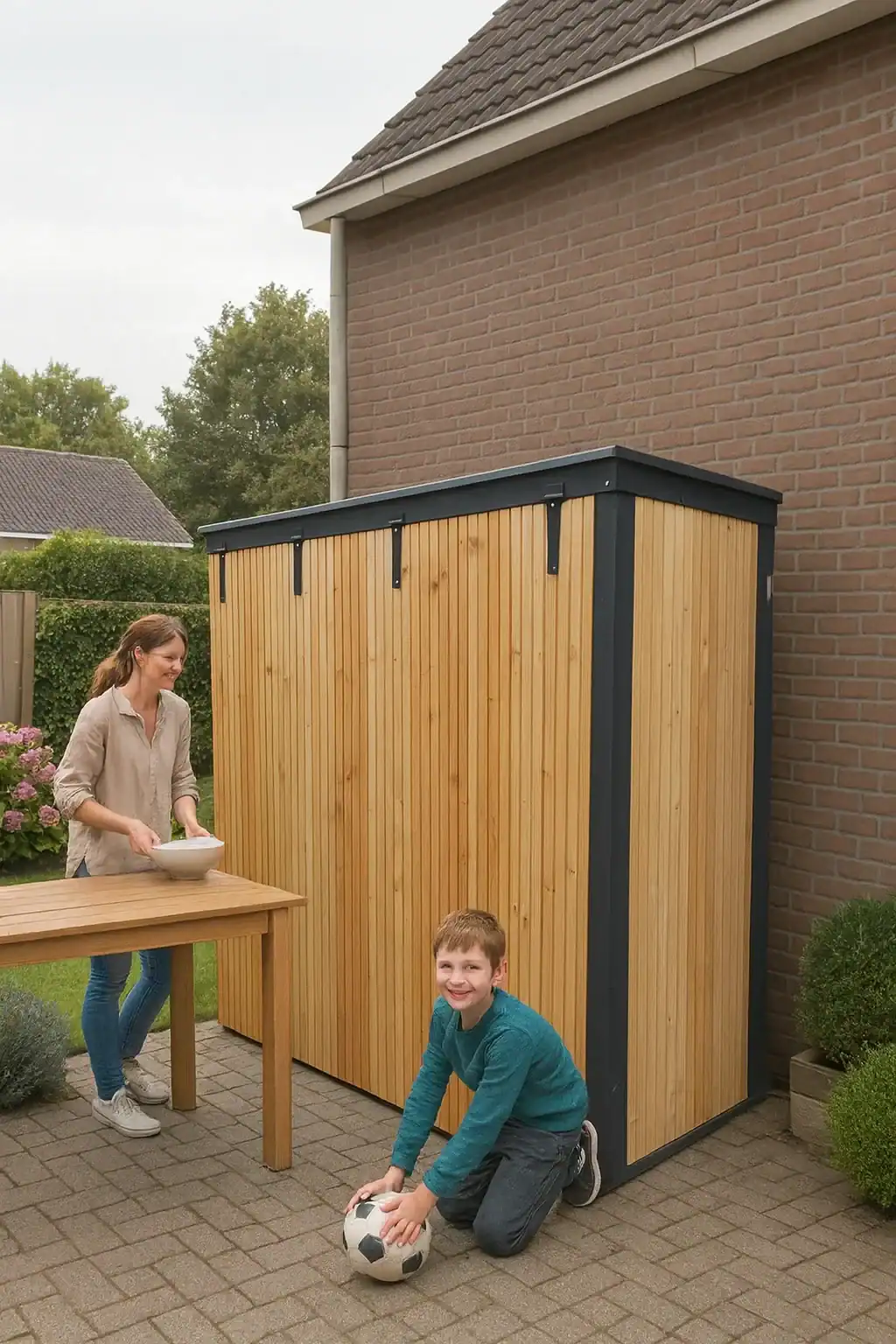 Buitenkeuken Close ombouw in de showtuin