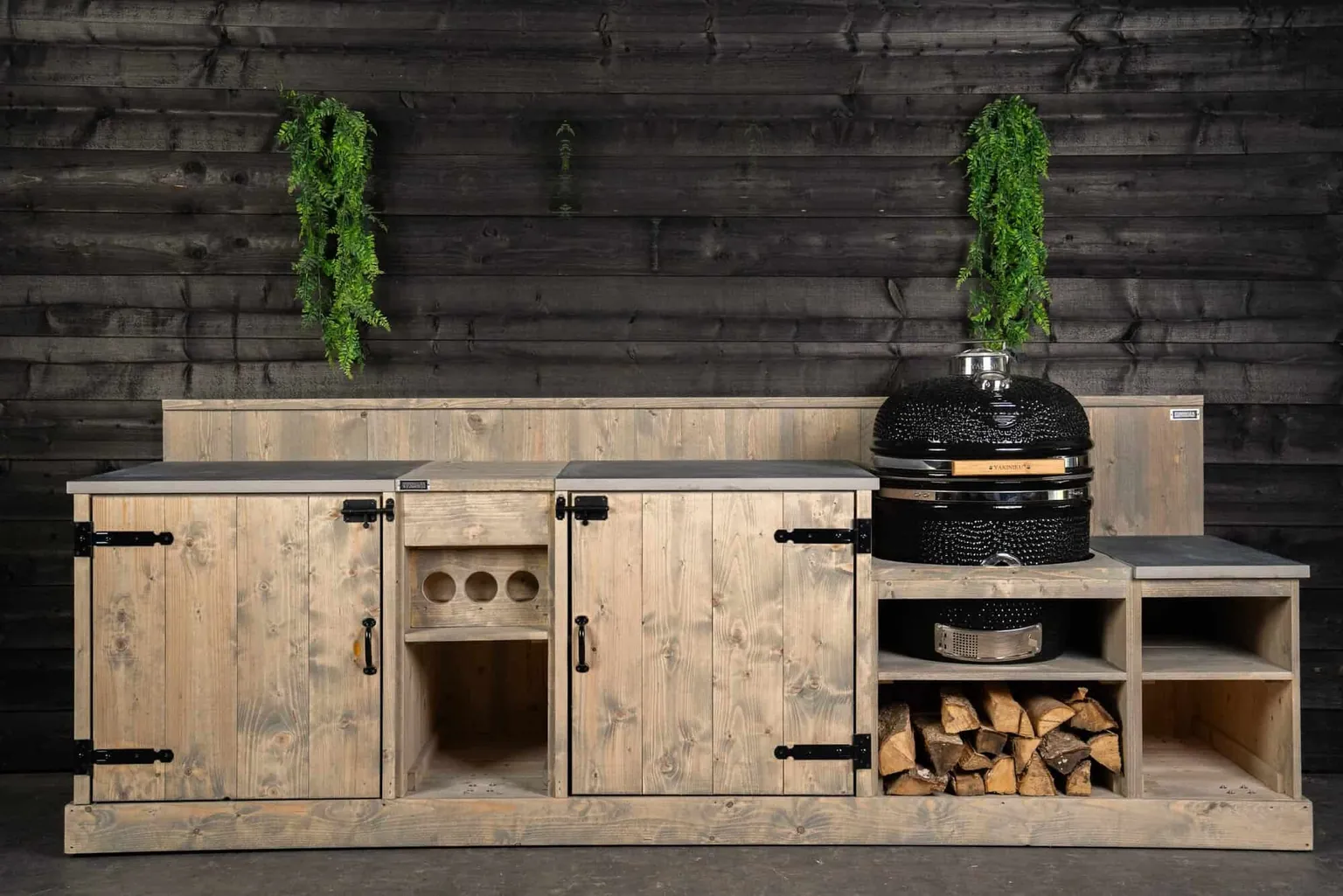 Buitenkeuken Rakko in de showtuin