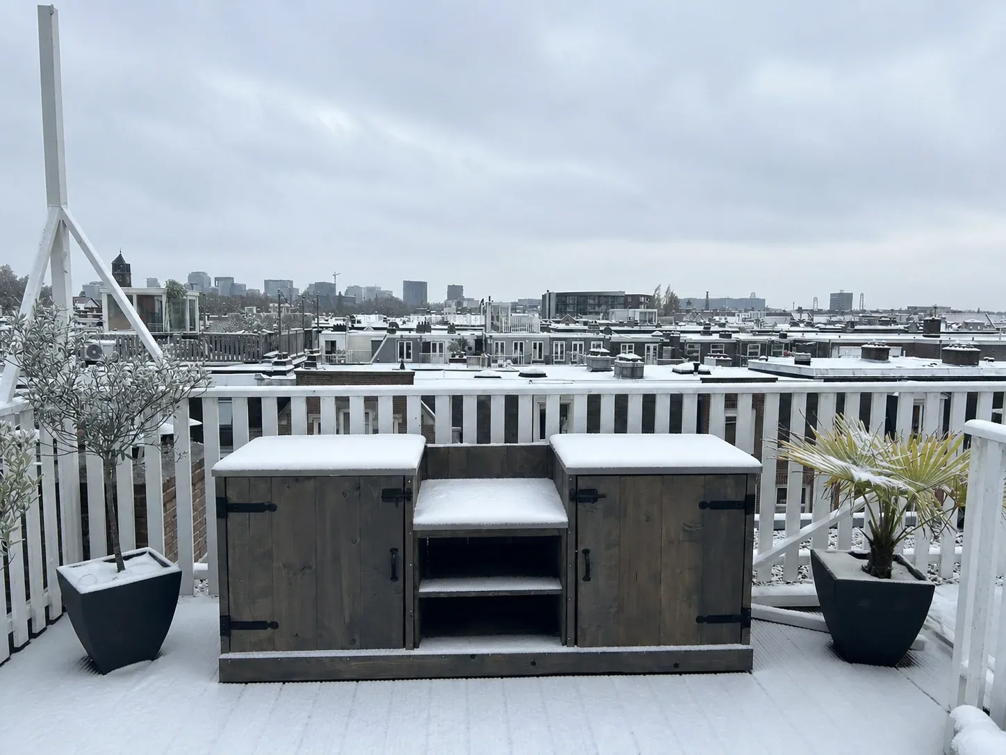 Buitenkeuken in de winter buiten laten staan?